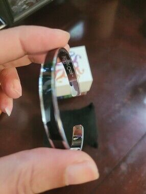Rechargeable Silver Smart Bracelet - Fitness Wearable